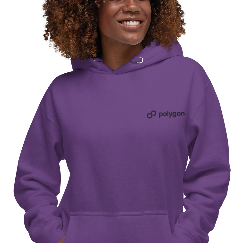 Polygon Embroidered Hoodie